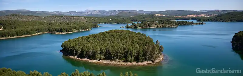 Embalse de Sitjar en Onda en Castellón desde el mirador