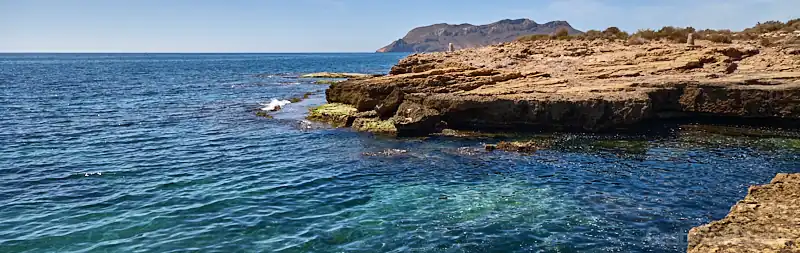 Calas en Cabo Cope en Lorca en Murcia
