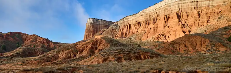 Cañón Rojo de Teruel en la Rambla Barrachina